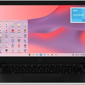 Samsung 14" Galaxy Chromebook Go Laptop PC Computer, Intel Celeron N4500 Processor, 4GB RAM, 64GB Storage, Chromeos, XE340XDA-KA2US, Student Laptop, Silver